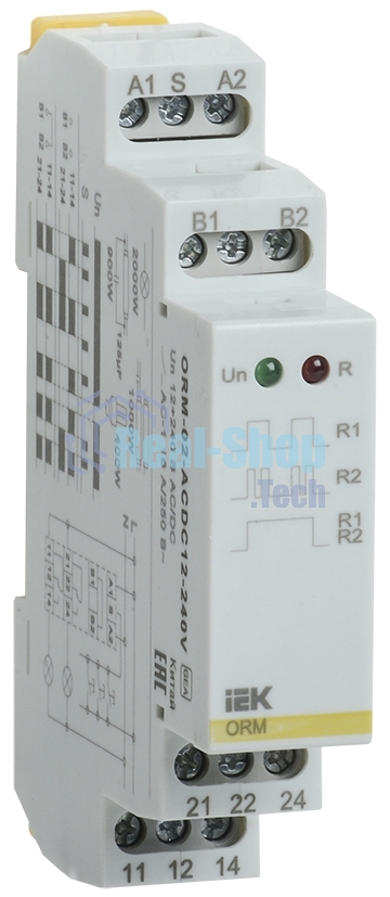 Реле импульсное ORM 2 конт. 12-240В AC/DC IEK ORM-02-ACDC12-240V