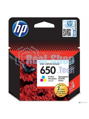 Картридж струйный HP 650 CZ102AE многоцветный для HP DJ IA 2515/2516 (200 стр.)