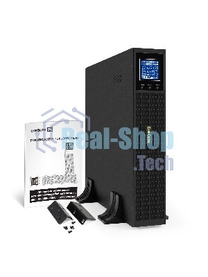 Источник бесперебойного питания Pure Sine Wave ExeGate SinePower UHB-3000.LCD.AVR.8C13.RJ.USB.BC.2U (3000VA/2400W, LCD, AVR, 8*C13, RJ45/11,Источник бесперебойного питания USB, батарея 12V 9Ah - 4шт, Rackmount 2U/Tower, возможность подключения до 2 внешних батарейных блоков 48В (поставляются отдельно),