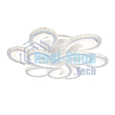 Потолочный светодиодный светильник Ambrella light FA1704/6+3 WH/CH белый/хром 255W 3000K-6400K 610*610*130 (ПДУ РАДИО 2.4G)