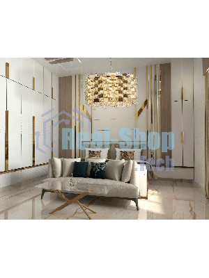 Люстра Ambrella light LH41003/12 BS/CL латунь/прозрачный E14*12 max 40W D540*290