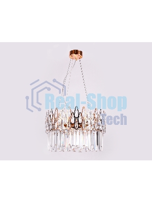 Светильник Ambrella light TR5263/8 GD/CL золото/прозрачный E14/8 max 40W D500*700