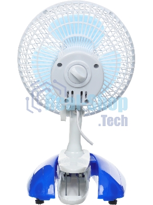 Вентилятор Centek CT-5003 синий/белый, настольный, 20 Вт, 2 скорости, 15 см