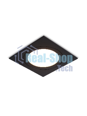 Светильник Ambrella light TN6609 BK черный IP44 GX53 max 15W 110*110*23