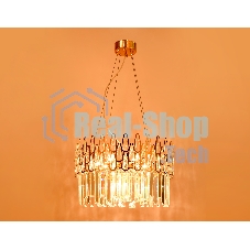 Светильник Ambrella light TR5263/8 GD/CL золото/прозрачный E14/8 max 40W D500*700