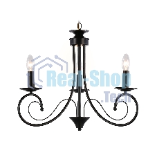 Светильник Ambrella light TR9606/3 BK черный E14/3 max 40W D560*650