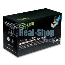 Картридж лазерный Cactus CS-CE255X-MPS черный (15000 стр.) для HP LaserJet M521 Pro 500 MFP, M521dn Pro MFP, M521dw Pro MFP, M525, M525c MFP, M525f, P3010, P3015, P3015d, P3015dn, P3015x
