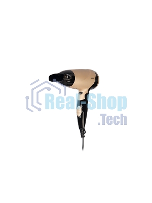 Фен Centek CT-2209 BLG черный/золотой перламутр, 1600 Вт, компактный