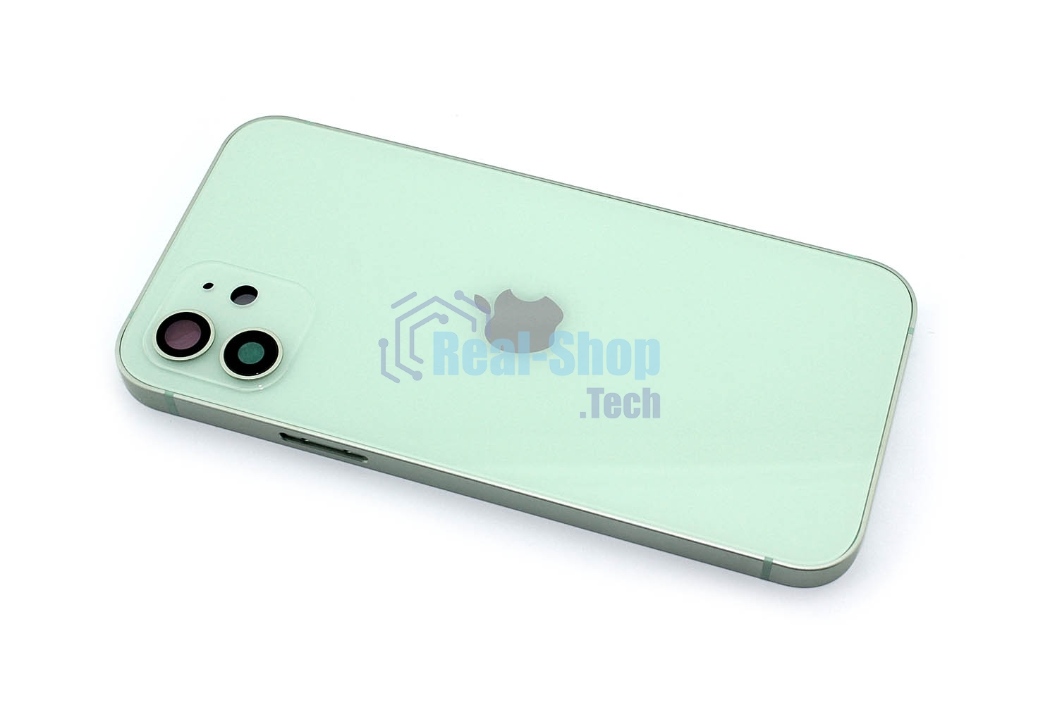 Задняя крышка (корпус) в сборе с рамкой для Apple iPhone 12 зеленый