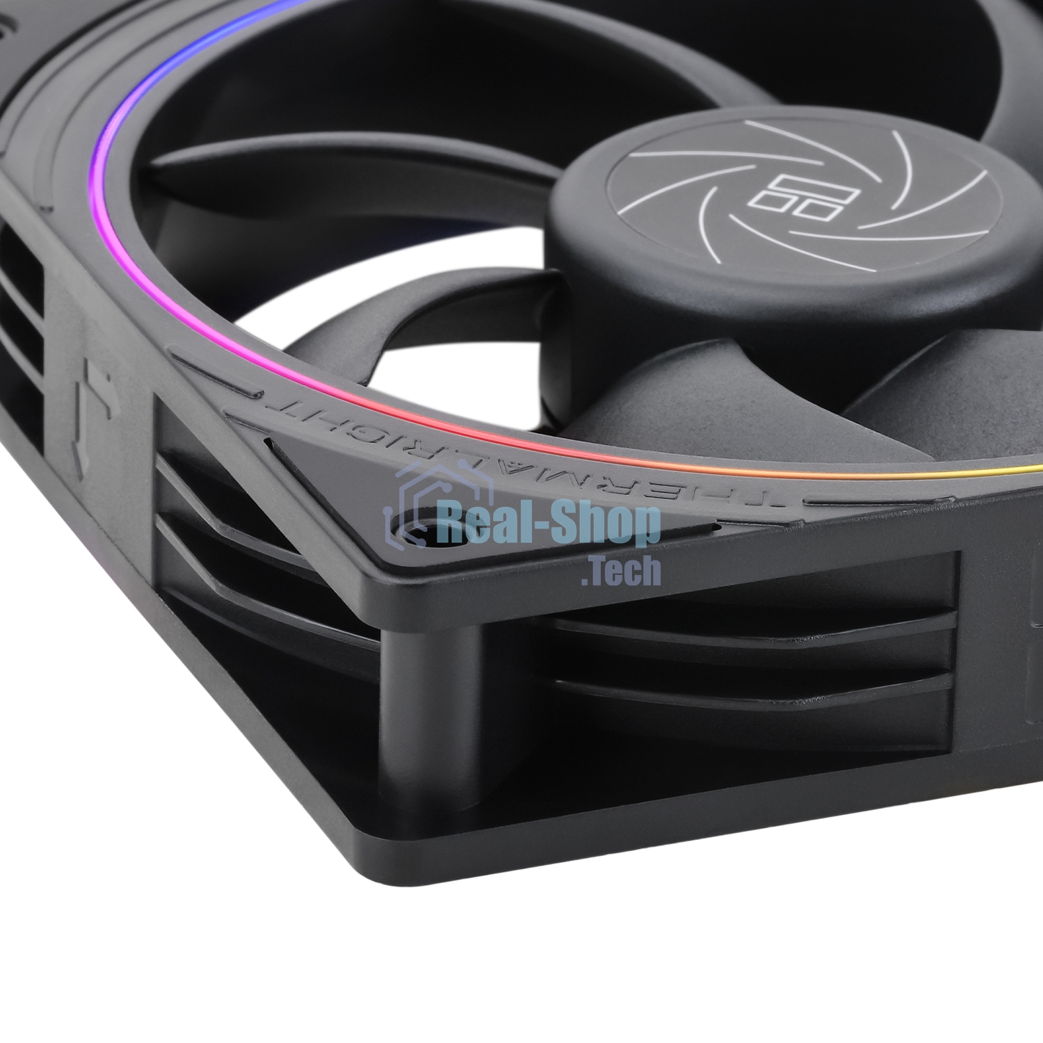 Вентилятор для корпуса Thermaltight TL-S12 (120x120x25мм, 4-pin PWM, ARGb, 47.6CFM, 23.2dBA, 1500RPM, черный)