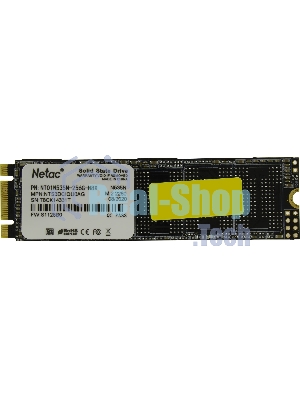 Накопитель SSD Netac N535N, 256Gb, M.2 2280, SATA-III, R/W 540/490