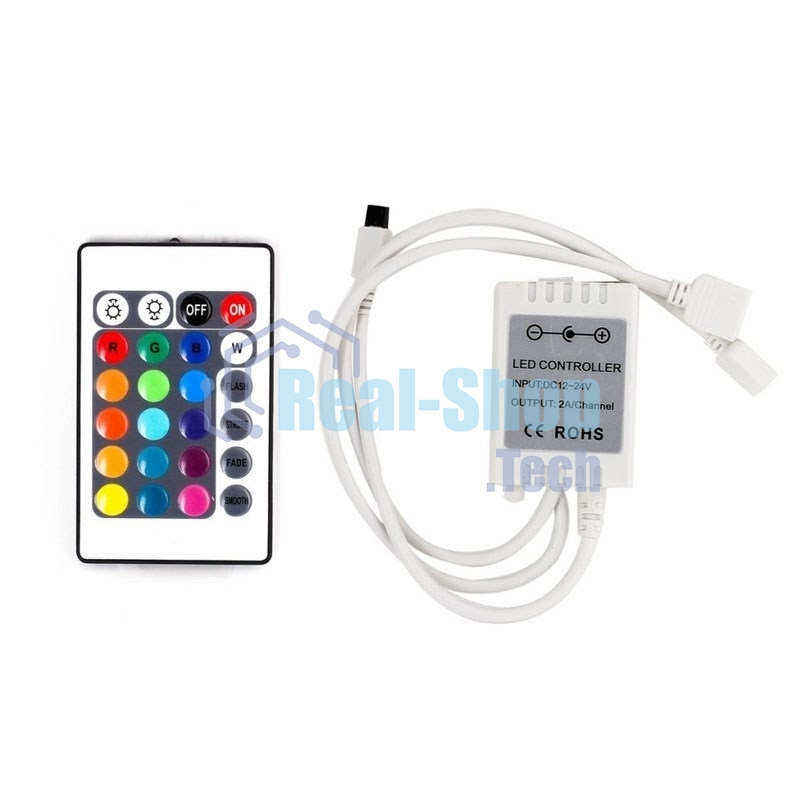 Контроллер инфракрасный LED RGb (IR) 12 V/6 A инфракрасный (IR) LAMPER