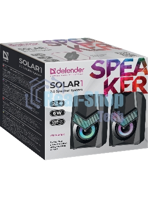 Акустическая система 2.0 Defender SOLAR 1 65401