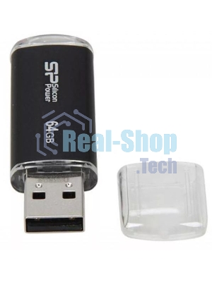 Флешка USB Silicon Power R/W USB 64Gb Ultima II SP064Gb,UF2M01V1K USB 2.0, черный