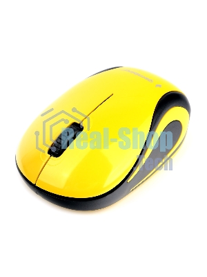 Мышь беспроводная Gembird MUSW-615 желтый, 1200 dpi, радиоканал, USB, кнопки - 3