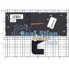 Клавиатура для ноутбука Asus UX460U UX460UA черная с подсветкой