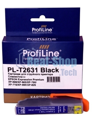 Картридж струйный ProfiLine PL-T2631 для принтеров Epson Expression Premium XP-600/XP-605/XP-700/XP-710/XP-800/XP-820 с чернилами Photo Black