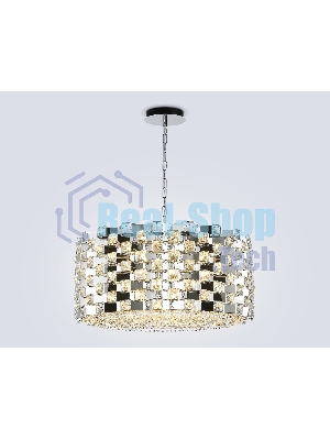 Люстра Ambrella light LH41006/18 CH/CL хром/прозрачный E14*18 max 40W D700*320