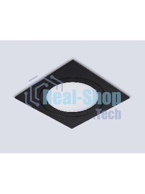 Светильник Ambrella light TN6609 BK черный IP44 GX53 max 15W 110*110*23