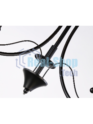 Светильник Ambrella light TR9606/3 BK черный E14/3 max 40W D560*650