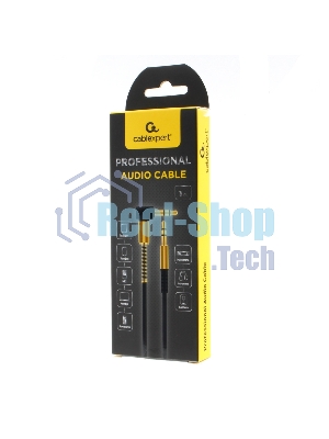 Кабель Cablexpert аудио 90˚ CCAB-02-35MML-1MB. 3.5 Jack (M)/3.5 Jack (M), черный, 1м, блистер