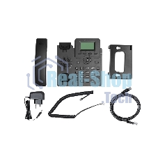 IP-телефон Flat-Phone C10: 2 SIP-аккаунта, 2 порта 10/100BASE-T (RJ-45), ЖК-дисплей, PoE, адаптер питания 220В, ТОРП