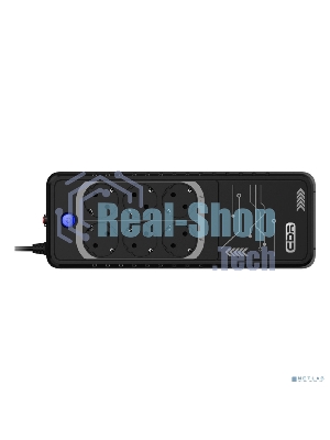 ИБП CBR LGT-650H-6F-LDB Offline 650VA/360W 5Ah12V 6 x Shuko+ Breaker