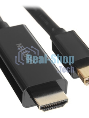Кабель DisplayPort-HDMI ExeGate EX-CC-DP-HDMI-1.5 (20M/19M, 1,5м, экран)