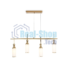 Светильник Ambrella light LH55274/4 BS/FR латунь/белый матовый E14*4 max 40W 845*65*1150