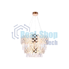 Светильник Ambrella light TR5275/8 GD/CL золото/прозрачный E14/8 max 40W D520*880