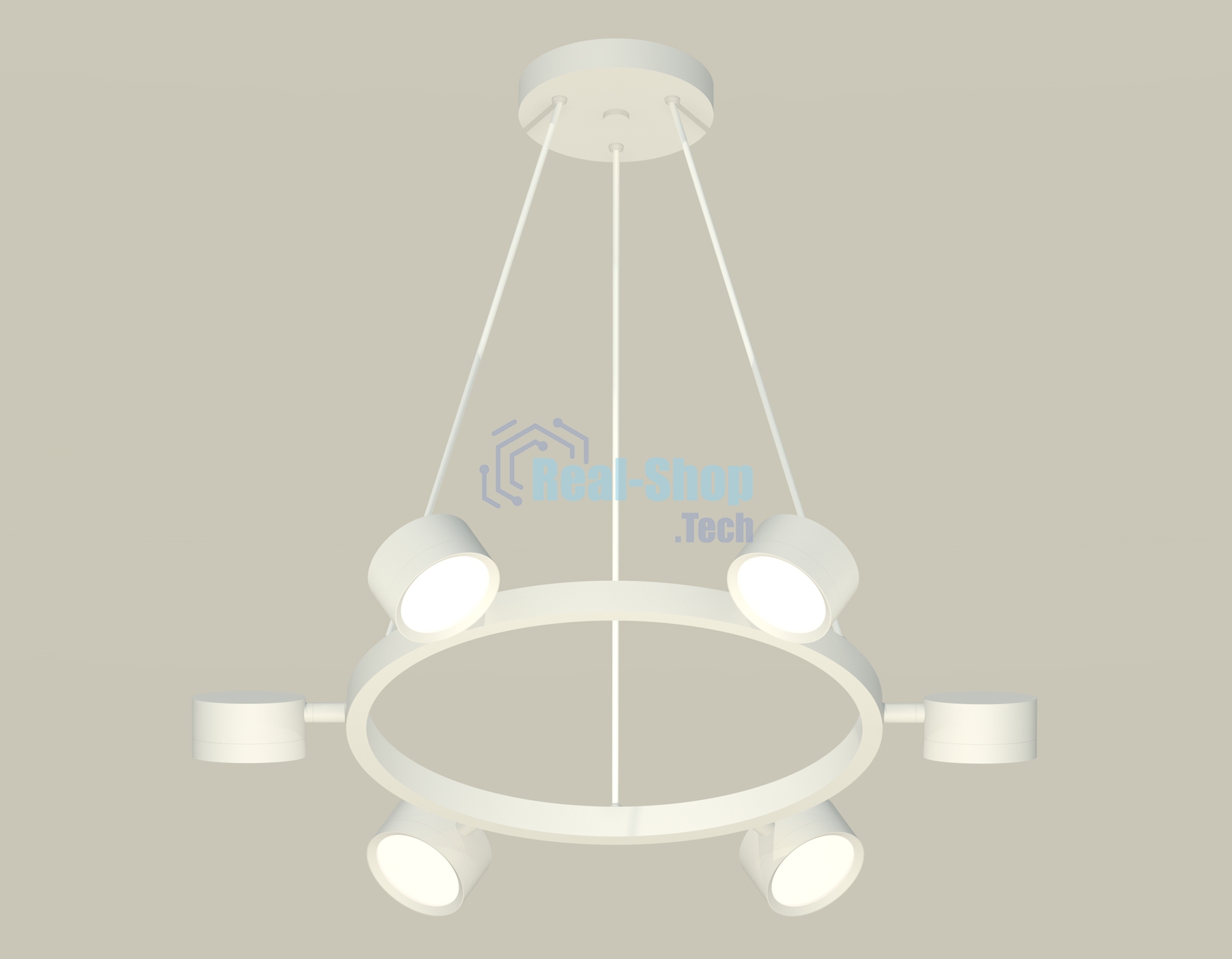 Светильник Ambrella light XB9191150/6 SWH белый песок GX53 (C9191, N8112)