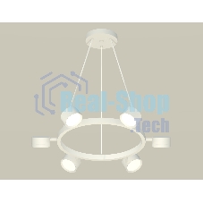 Светильник Ambrella light XB9191150/6 SWH белый песок GX53 (C9191, N8112)
