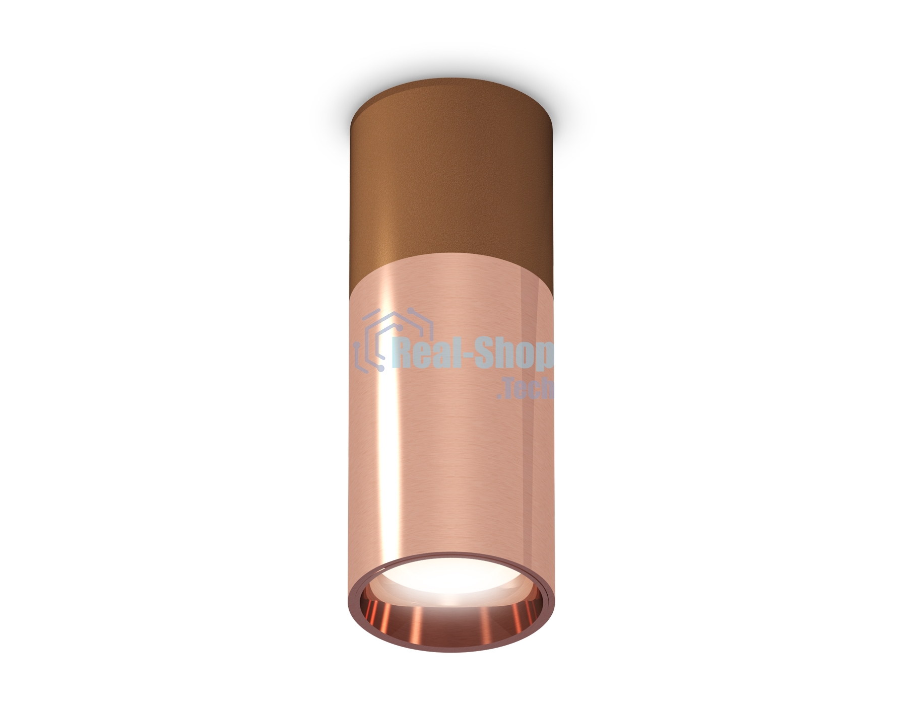 Светильник Ambrella Light XS6326060 PPG/SCF золото розовое полированное/кофе песок MR16 GU5.3 (C6304, C6326, A2010, N6114)