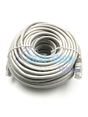 Патч-корд Buro UTP cat5E 30м серый RJ-45 (m)-RJ-45 (m)