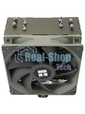 Кулер для процессора Thermalright Assassin Spirit 120 V2 серебристый/черный/серый (4-pin PWM, 154мм, Al/Cu, 4x6мм, 1x120мм, 66.17CFM, 25.6dBA, 1500RPM, S: 1851/1700/1200/115X, AM5/AM4)