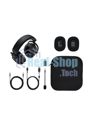 Гарнитура Logitech G PRO X 2 LightSpeed чёрный, беспроводная + проводная, радиоканал, до 50 ч