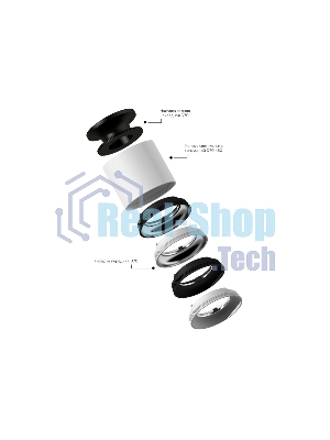Корпус светильника накладной для насадок D70mm C7401 SWH белый песок D70*H60mm MR16 GU5.3