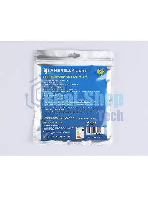 Светодиодная лента Ambrella light GS4753 COB 528Led/14W m/ 24V IP20 6500K/ 5m*10mm*2mm (2 конт.)