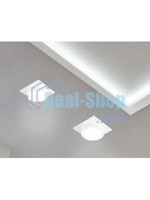 Светильник Ambrella light TN52421 WH/FR белый/белый матовый GX53 max 12W 105*105*45
