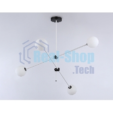 Светитльник Ambrella Light TR2505/4 WH/BK белый/черный G9/4 max 10W D970*700
