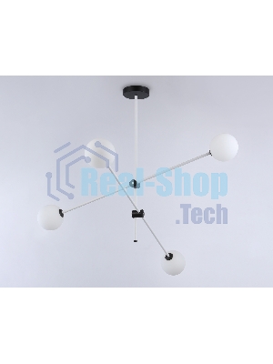 Светитльник Ambrella Light TR2505/4 WH/BK белый/черный G9/4 max 10W D970*700