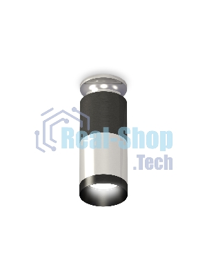Светильник Ambrella Light XS6305100 PSL/DCH/PBK серебро полированное/черный хром/черный полированный MR16 GU5.3