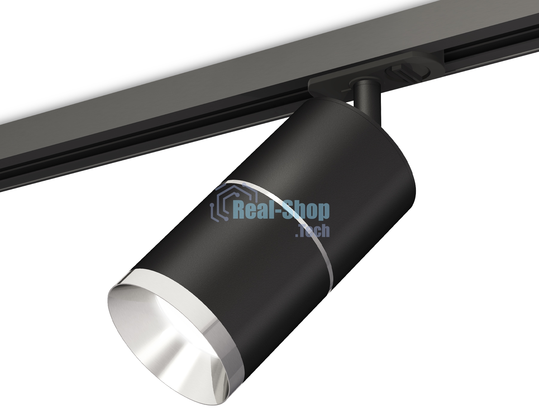 Светильник Ambrella light XT7402010 SBK/PSL черный песок/серебро полированное MR16 GU5.3 (A2537, C7402, A2070, C7402, N7032)