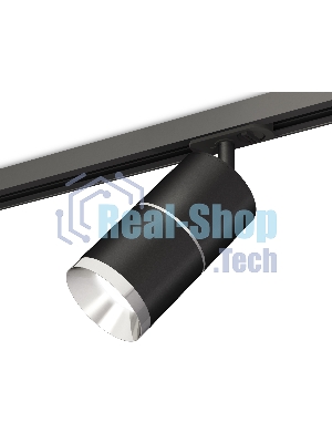 Светильник Ambrella light XT7402010 SBK/PSL черный песок/серебро полированное MR16 GU5.3 (A2537, C7402, A2070, C7402, N7032)