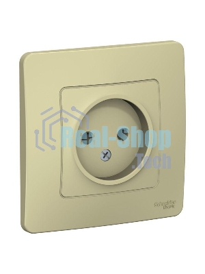 Розетка СП Blanca 16А 250В без шторок без заземл. беж. SchE BLNRS000017