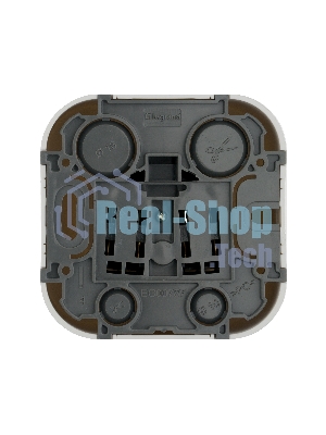 Розетка Legrand 782210 без заземления без шторок (Белая)