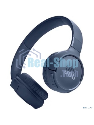 Беспроводные наушники JBL Tune 520BT синий, накладные, Bluetooth, быстрая зарядка