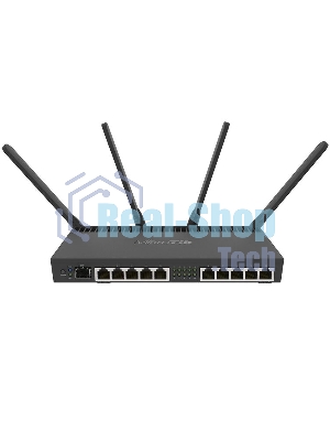 Маршрутизатор MIKROTIK RB4011iGS+5HacQ2HnD-IN 10x10/100/1000 LAN, 1 SFP+, 2,4Ghz/5Ghz, 802.11a/b/g/n/ac