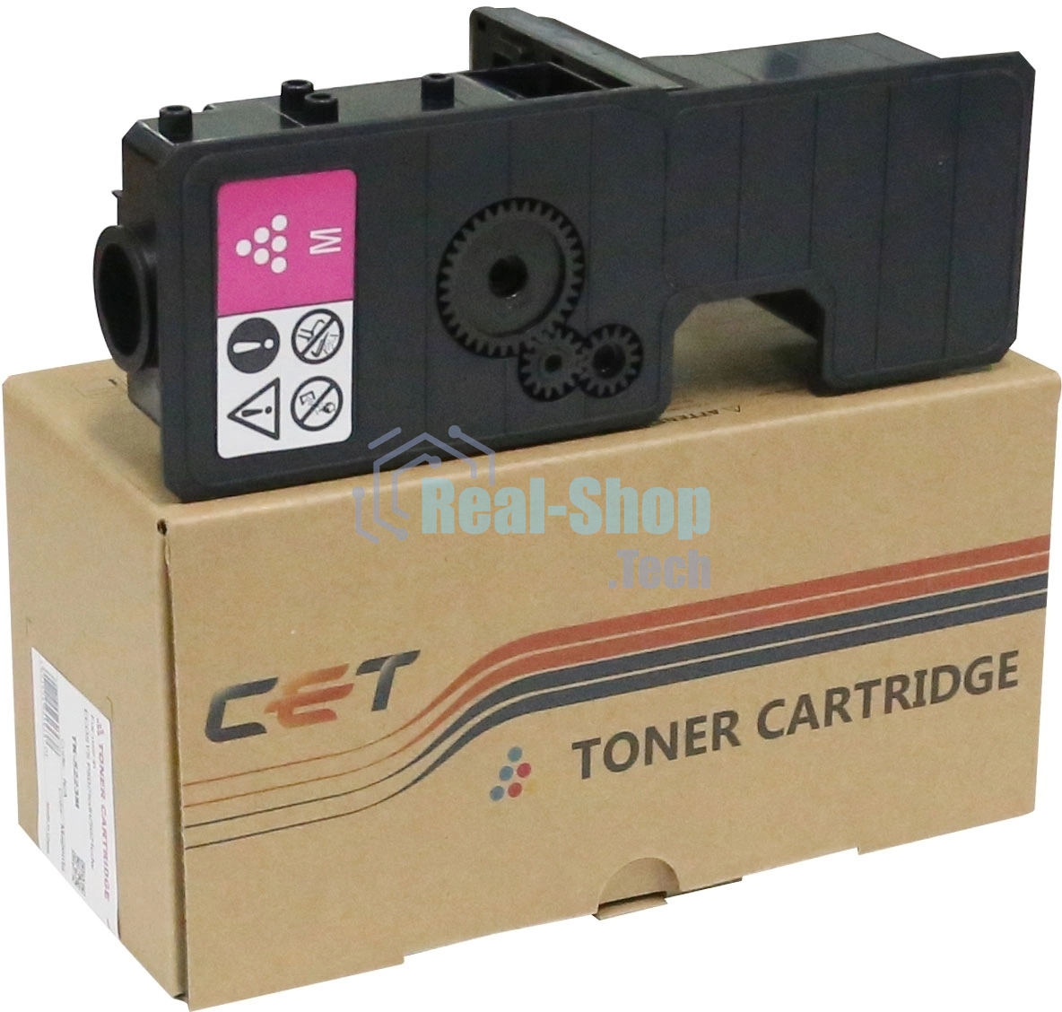 Картридж лазерный CET (PK208) TK-5240M для Kyocera ECOSYS P5026cdn/M5526cdn Magenta, 45г, 3000 стр.