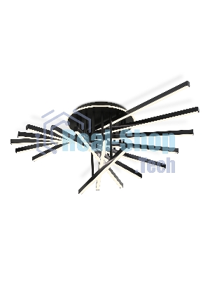 Потолочный светодиодный светильник Ambrella light FL6292 BK черный 160W 3000K-6400K 1100*790*315 (ПДУ ИК)